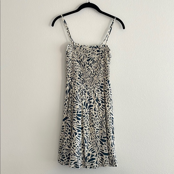 mahina Dresses & Skirts - Mahina Dark Teal and Cream Spaghetti Strap Sundress